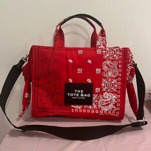 Red Bandana Print Medium Marc Jacob’s tote bag